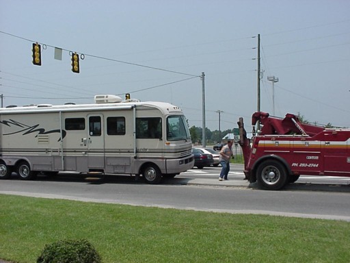 Broken down in the middle of Conway, SC